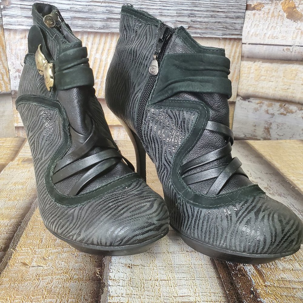 Tanara Brazil Stiletto Ankle Booties